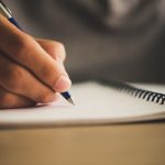 目標は紙に書く
