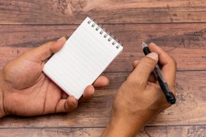 夢・願望を紙に書く